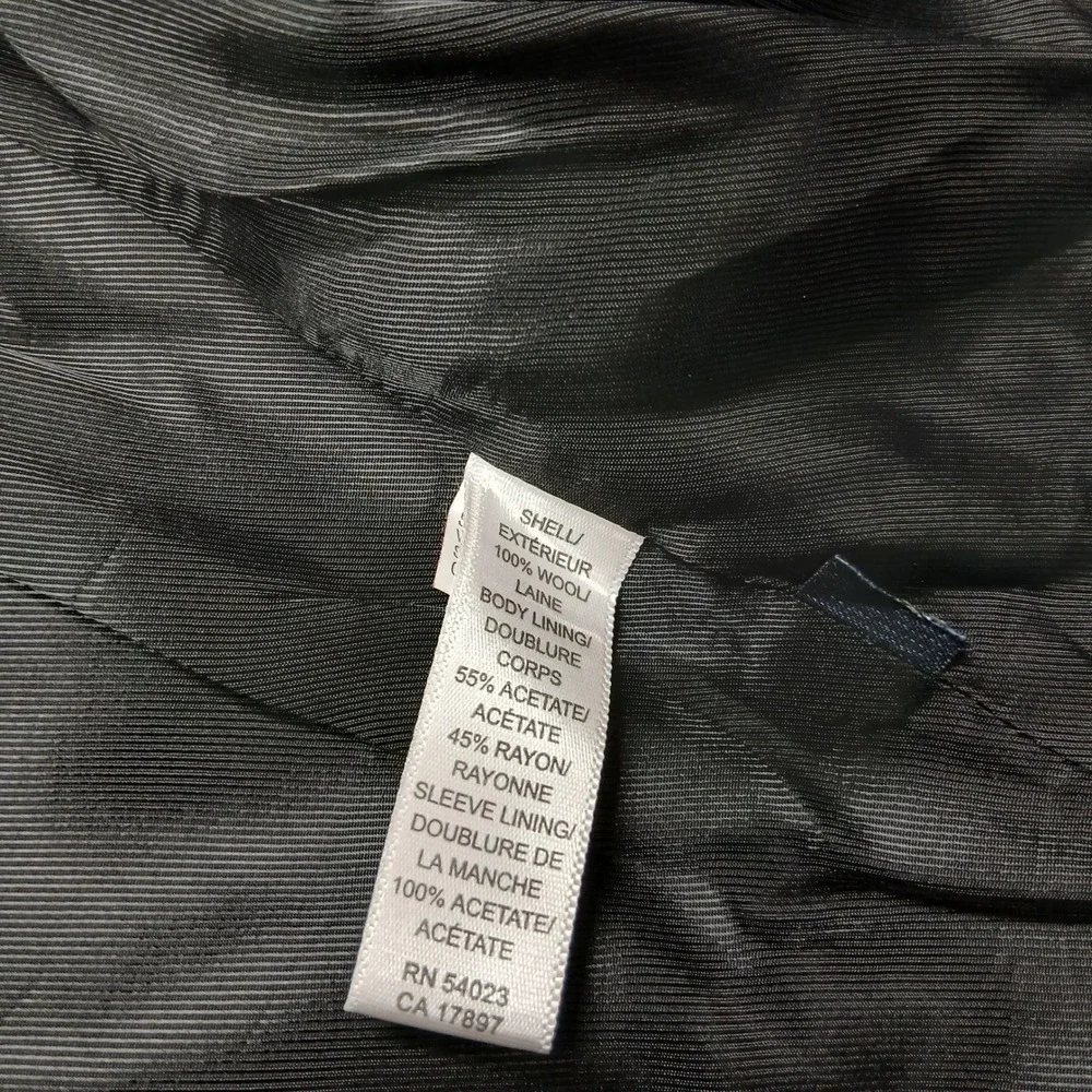Banana Republic Men's 44R Modern Fit Gray‎ Blazer 100% Wool 2-Button Sport Coat
